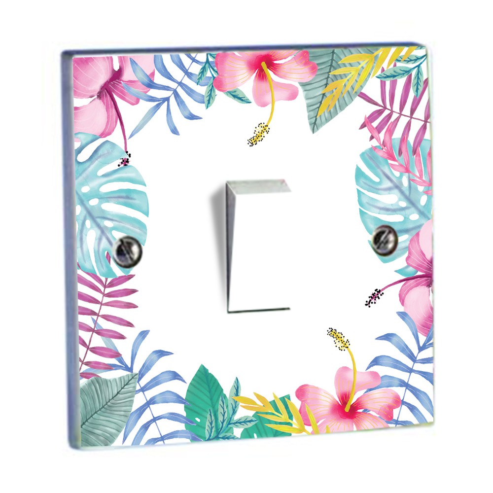 VHD Stiker Tombol Lampu Saklar Tropical Wall Sticker VHD Stiker Tombol Lampu Saklar Tropical Wall Sticker