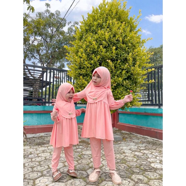 GAMIS ANAK SHERYL/ONE SET  ORI DESMONDA HIJAB