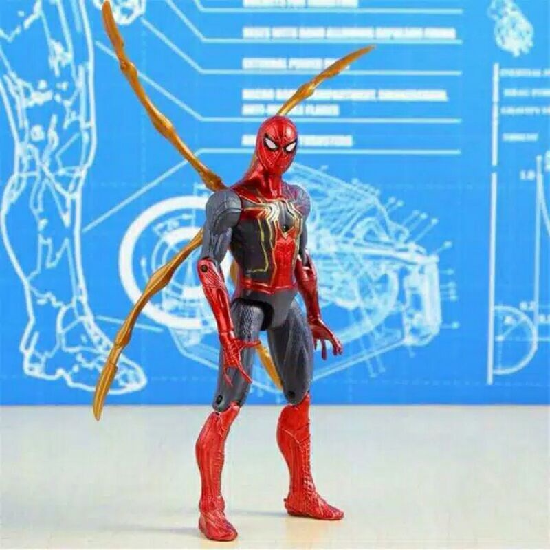 Action Figure Iron Spider Spiderman Avengers Infinity war,Mainan Super Hero