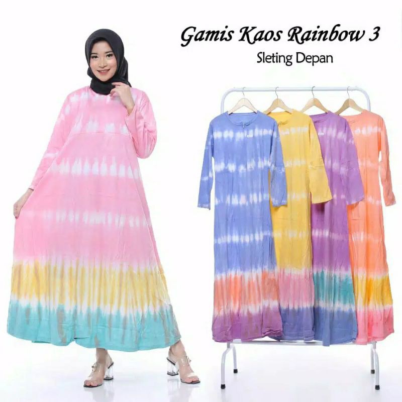 Dress Hamil Jumbo Bahan Kaos Ld 120 cm Bisa COD