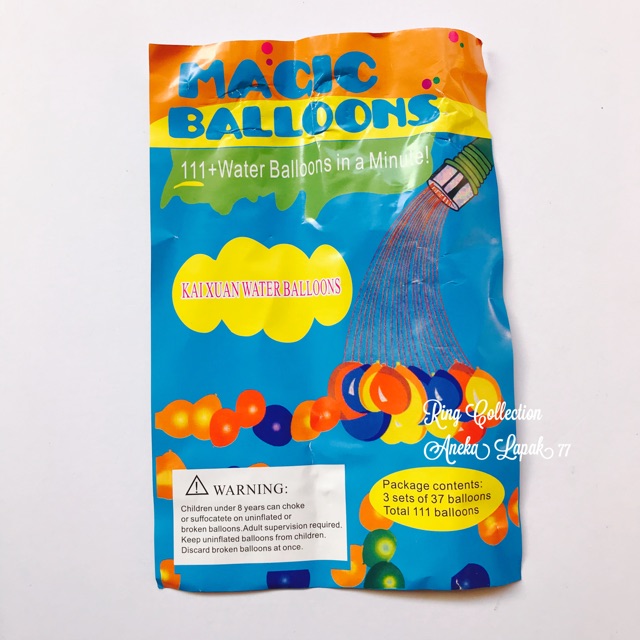 Magic bunch water ballon mainan perang bom balon air 111 pcs