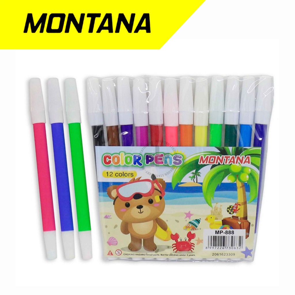 

Montana Spidol Kecil Set 12 Warna MP-888