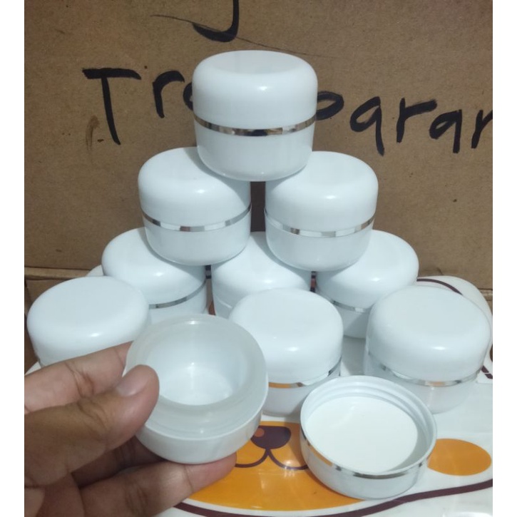 Pot Cream 15G List Silver