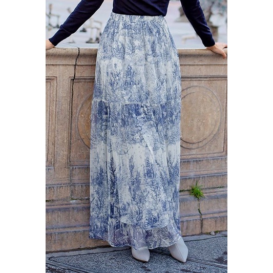 EL MAR MINORCA FLOWY SKIRT BENANG JARUM