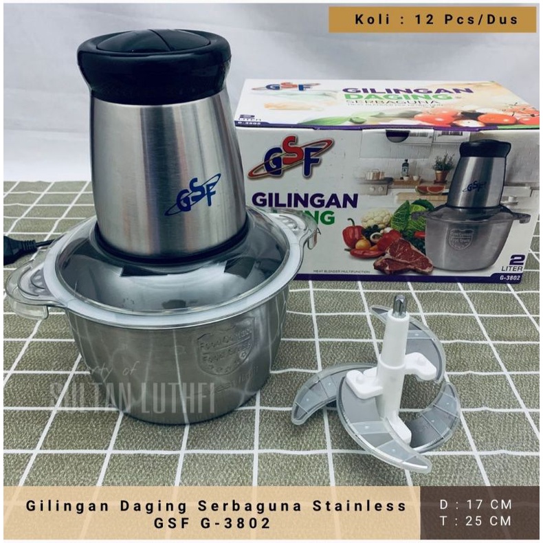 Gilingan Daging Serbaguna Stainless GSF