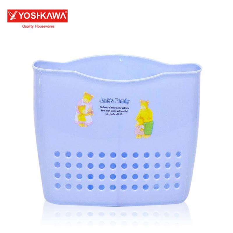 

YOSHIKAWA Tempat Sendok Cutlery Storage Jacks Family EVL-K-59 Biru