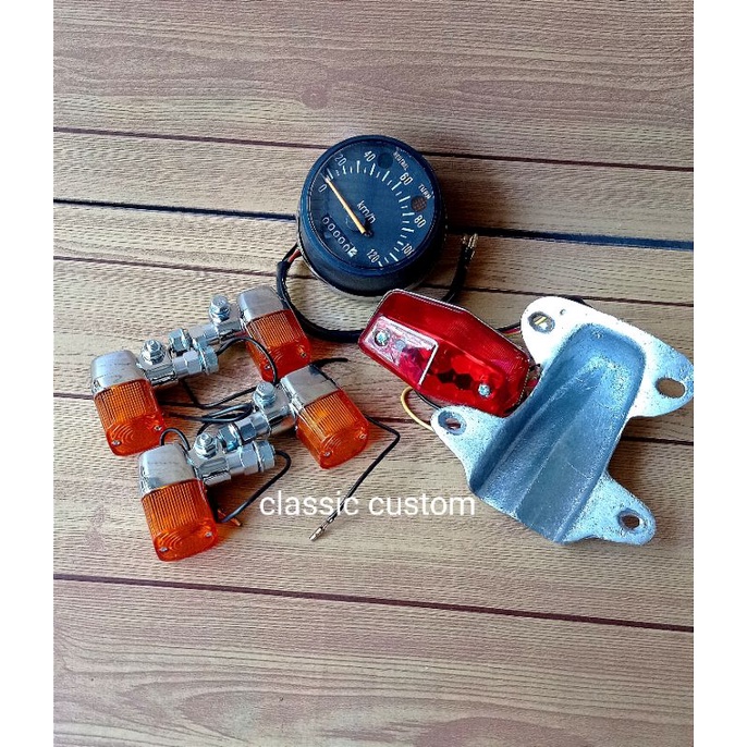 sepaket aksesoris CB100 pnp megapro tiger GL 100