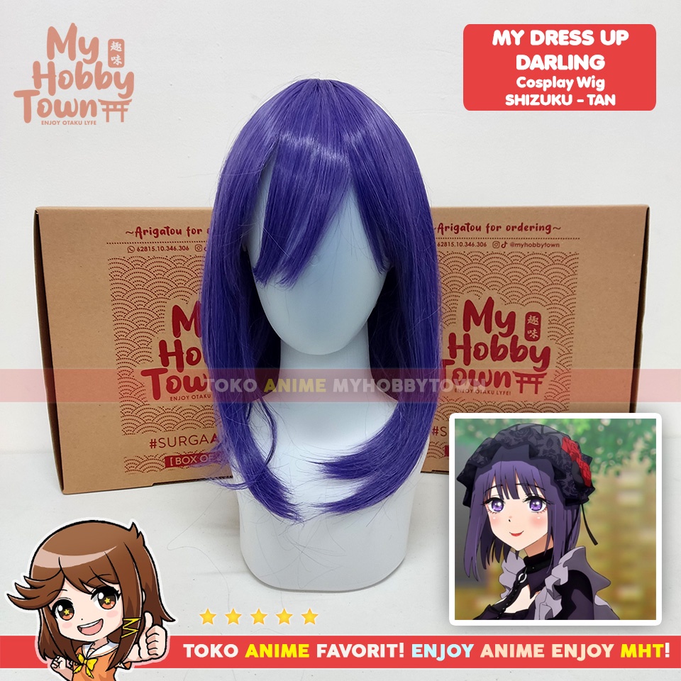 Wig Rambut Palsu Cosplay Anime My Dress Up Darling : Shizuku-tan Marin Kitagawa