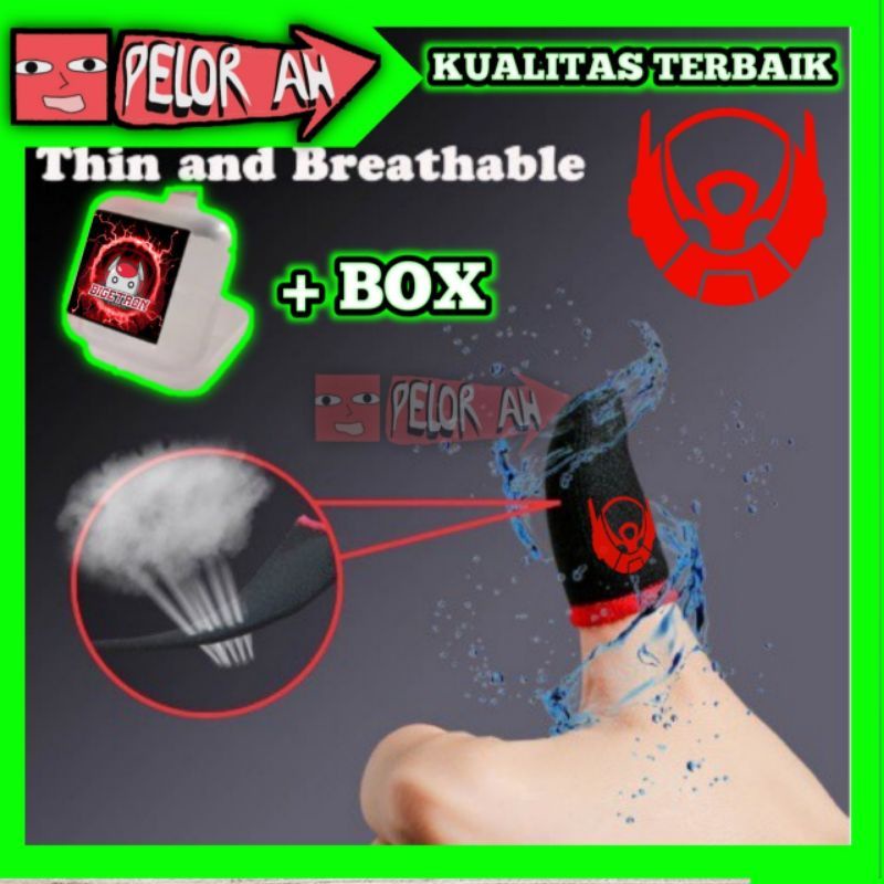 SARUNG JEMPOL GAMING EVOS MURAH | SARUNG JARI JEMPOL ESPORT EVOS BTR RRQ ORIGINAL GAMING FF ML PUBG