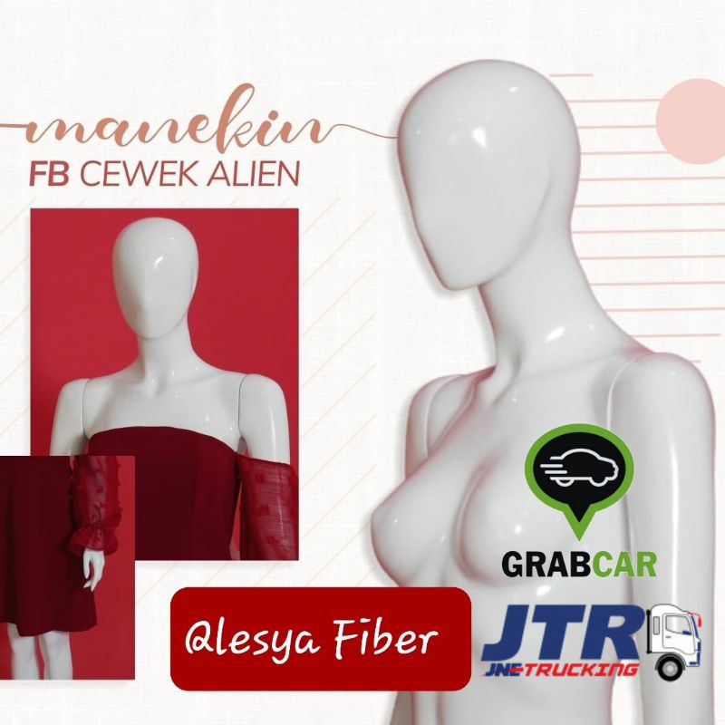 patung manekin full body fiberglass cewek (Khusus JTR / Instant Car)