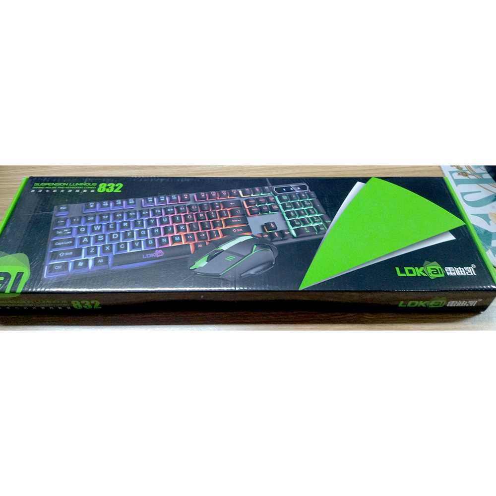 Gaming Keyboard LED with Mouse LDKAI 832