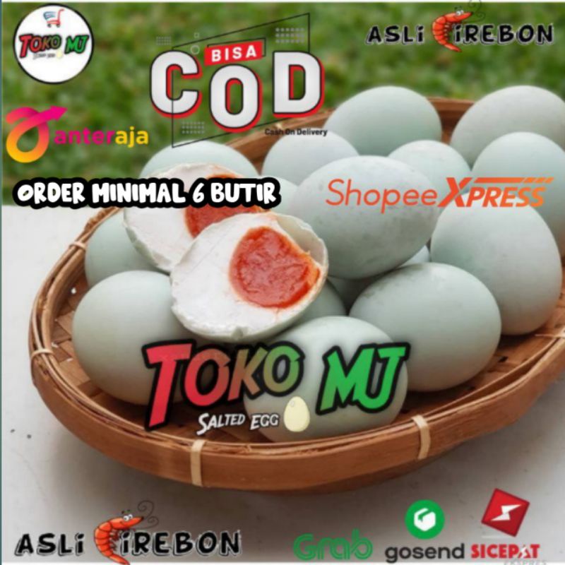 TELUR ASIN MATANG / TELUR ASIN UKURAN BESAR / TELUR ASIN REBUS