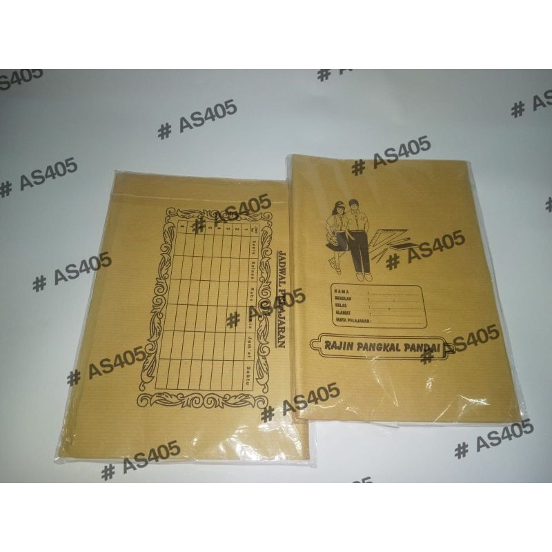 

Sampul Buku Payung Coklat Ukuran Quarto