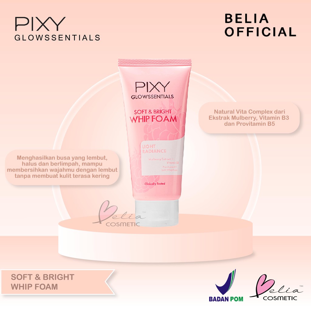 ❤ BELIA ❤ PIXY Glowssentials Light Radiant &amp; Pollution Off Mist, Micellar Water, Face Wash Mask Glow