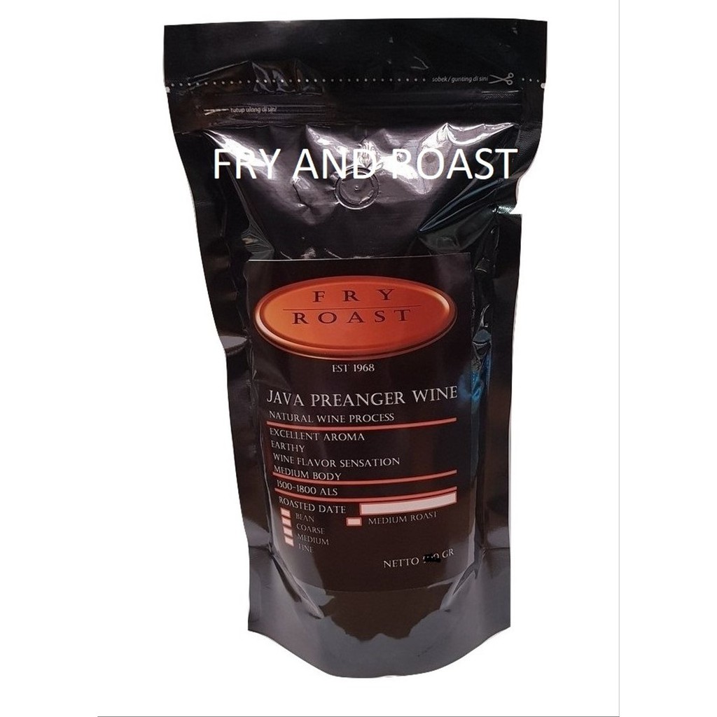 

KOPI ARABICA JAVA PREANGER NATURAL WINE PROCESS 500 GRAM BIJI DAN BUBUK Berkualitas