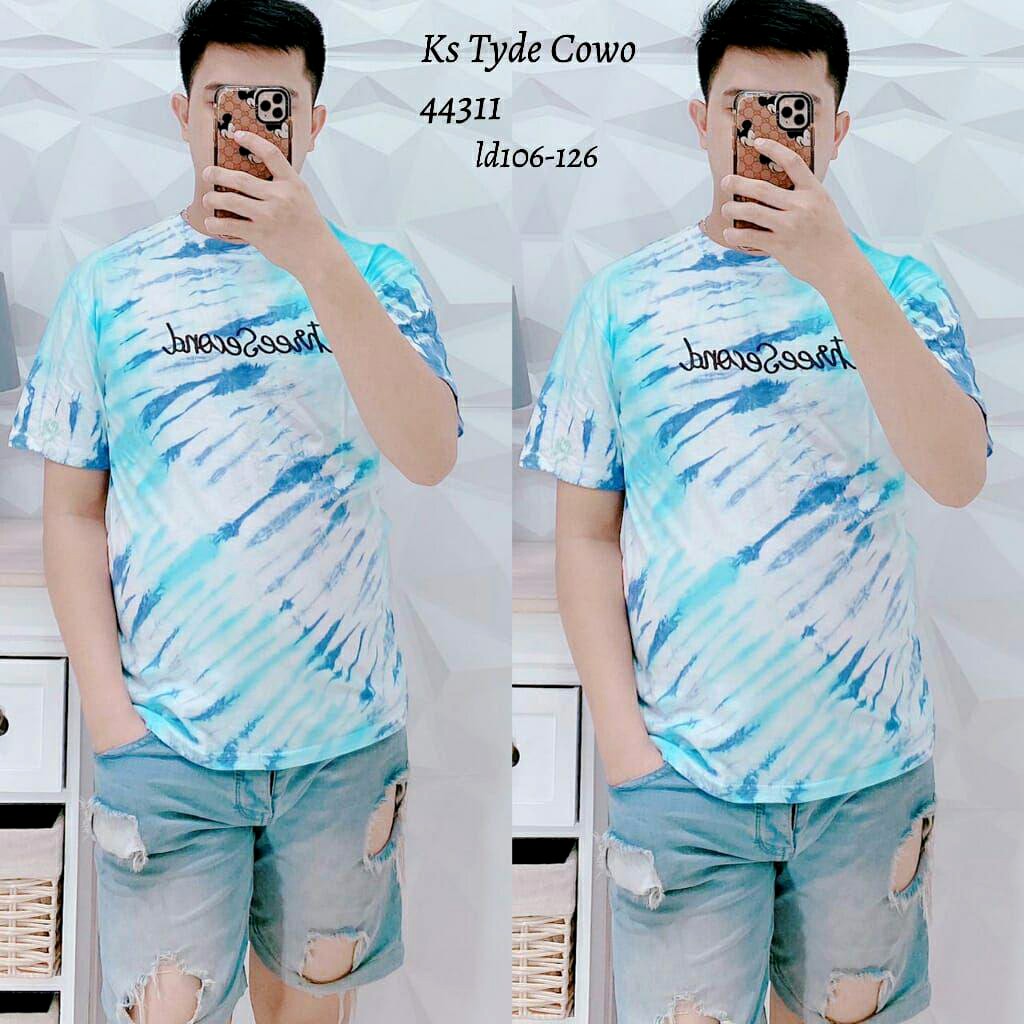 Kaos Pria Lengan Pendek Tyde Bahan Cotton Onesize - 44311