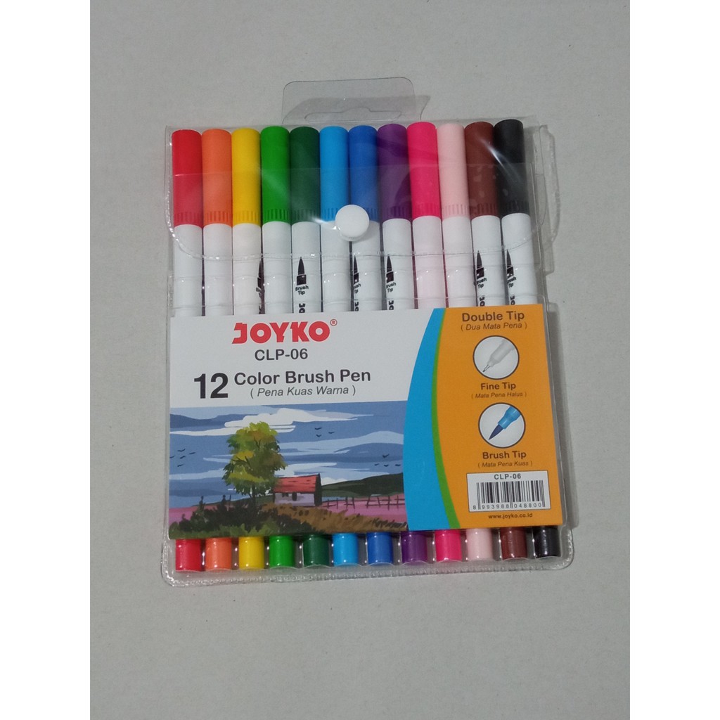 

Joyko Color Brush CLP-06 (1 SET=12WARNA) [ 1 Set ]