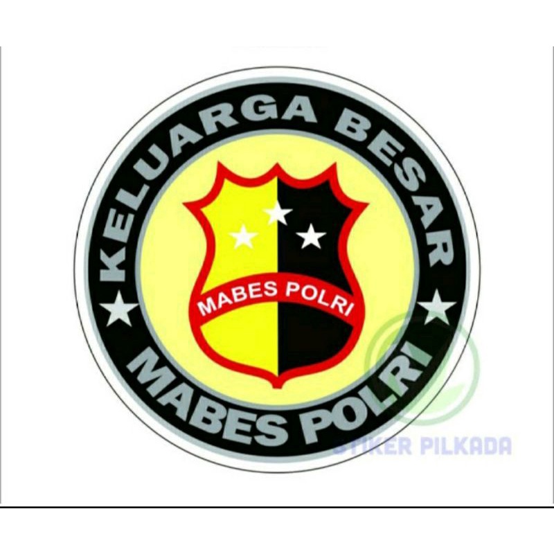 

STIKER VINYL KELUARGA BESAR MABES POLRI 30x30CM