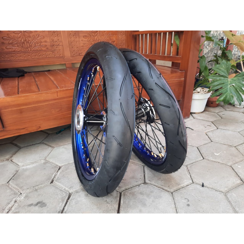 Roda Set Velg Set Cacing KLX Velg Rosi 140/160