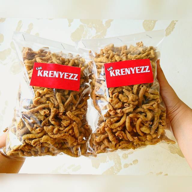 

Piscoklegit_ [] Keripik Usus Rempah 1Kg / Usus Crispy /Kripik Usus Kiloan / Keripik Usus Krenyezz