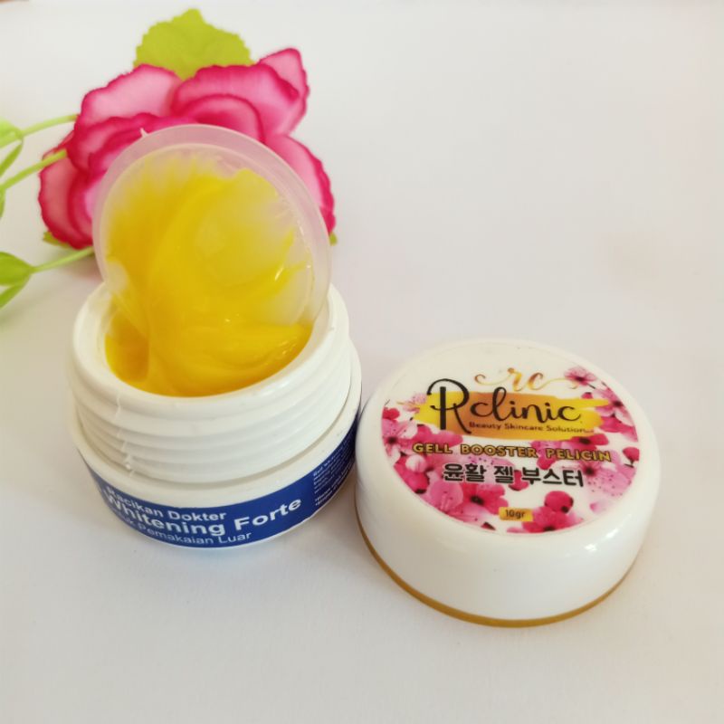Day cream Sunscreen/sunblock Rclinic dan salep pelicin night Rclinic