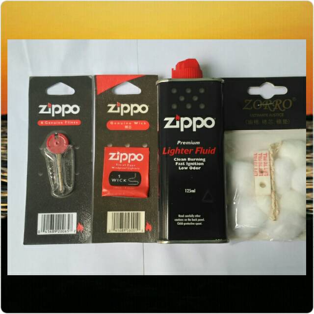 Harga Gila Zippo Refill, Cotton Zorro, Wick Zippo, Flint Zippo OnAV7Q5S6gnnKN