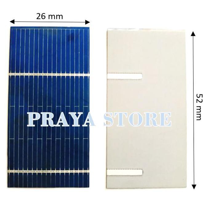 Promo Akhir Tahun Solar Panel Sun Cell Pembangkit Surya Listrik 0.5V 0.225W Modul Module Kode 477