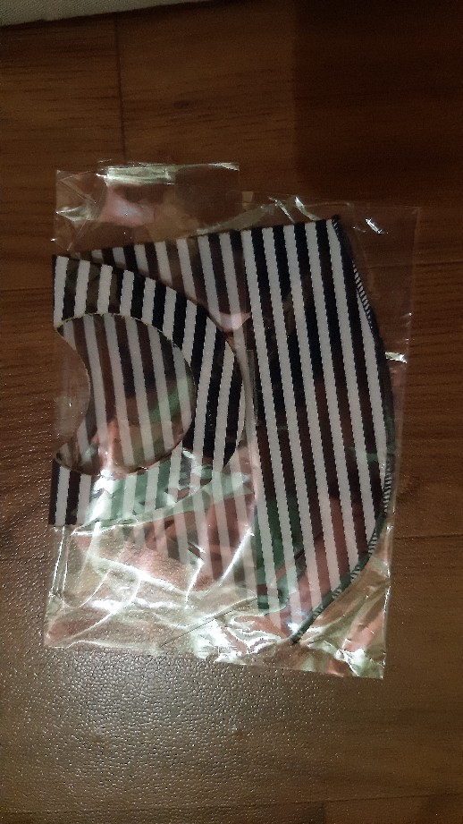 Masker Kain Scuba Motif Stripe