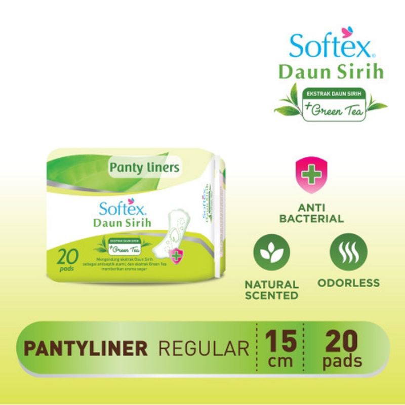 Softex Pantyliners Greentea