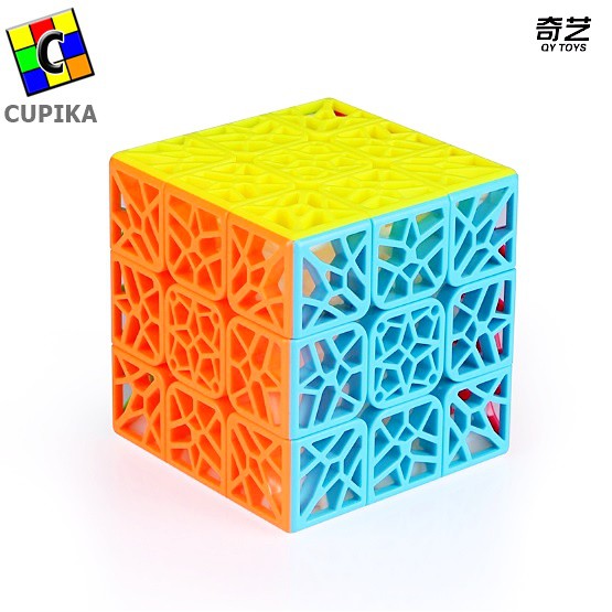 Rubik 3x3 Qiyi DNA Original Stickerless Mainan Anak Logic Game Sensory Game