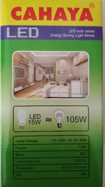 Cahaya Led Bulb 15 watt