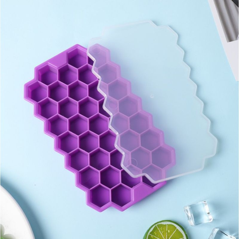 Honey Comb Ice Tray Cetakan Es Batu Silicone Hexagon MPASI