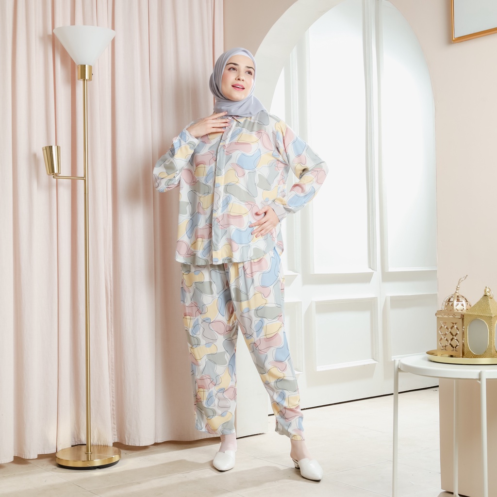 Jual Lalucuku Colletion Series Pajamas Piyama Tie Dye/Set Baju Tidur