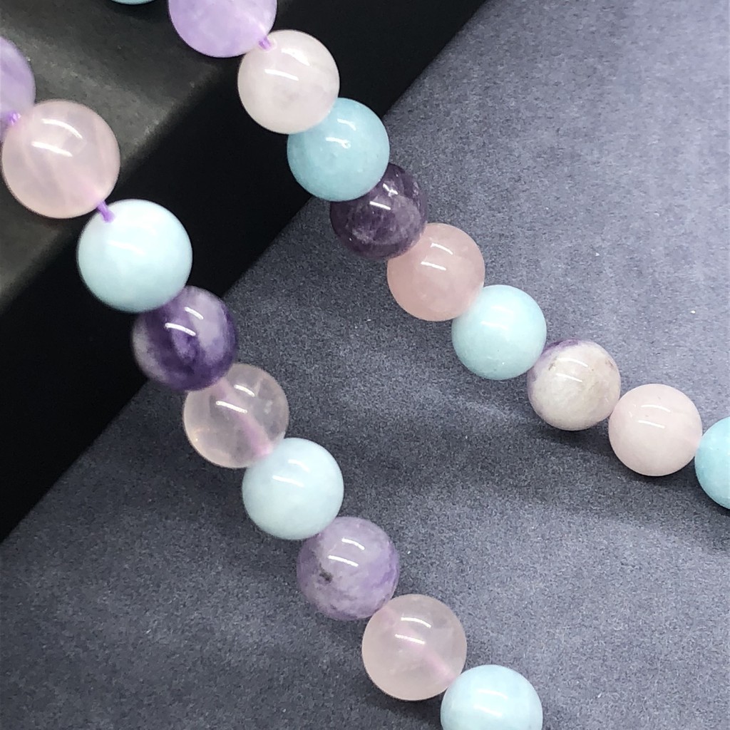 BISA COD South Africa Dreamy Lavender Crystal Quartz Beads Stone Round 6-12mm DIY Jewelry