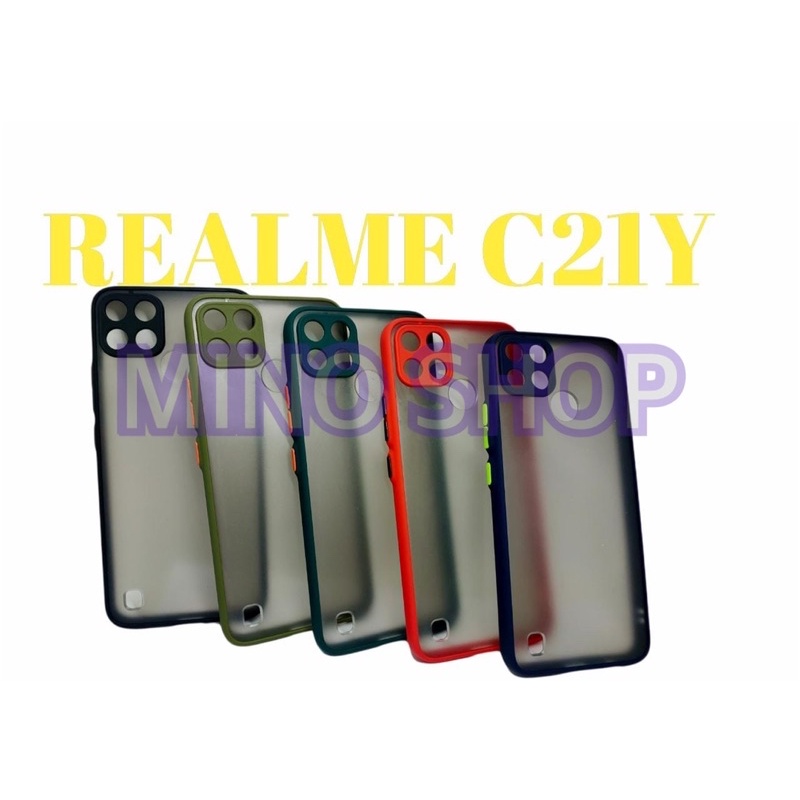 SOFTCASE REALME C21Y - HARDCASE DOVE MYCHOICE PLUS PC - AERO CASE