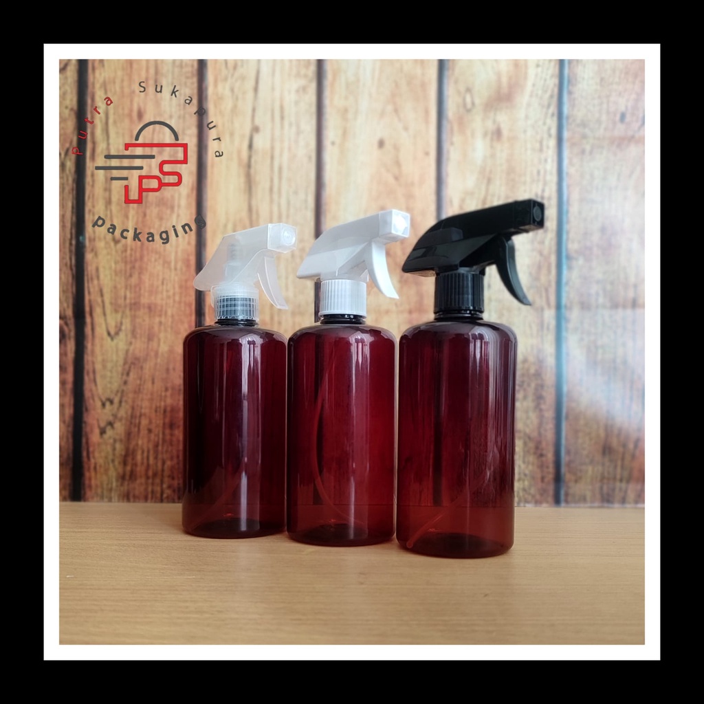 botol kispray 500ml amber coklat/botol spray 500ml/botol semprotan 500ml