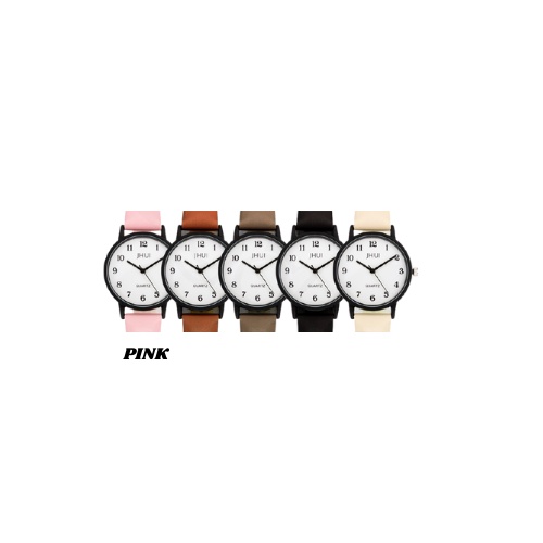 FYGALERYJAKARTA J184 Jam Tangan Analog Jam Tangan Fashion Wanita Jam Tangan Wanita Murah Import-Pink
