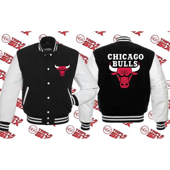 JAKET VARSITY CHICAGO BULLS NBA BASKET