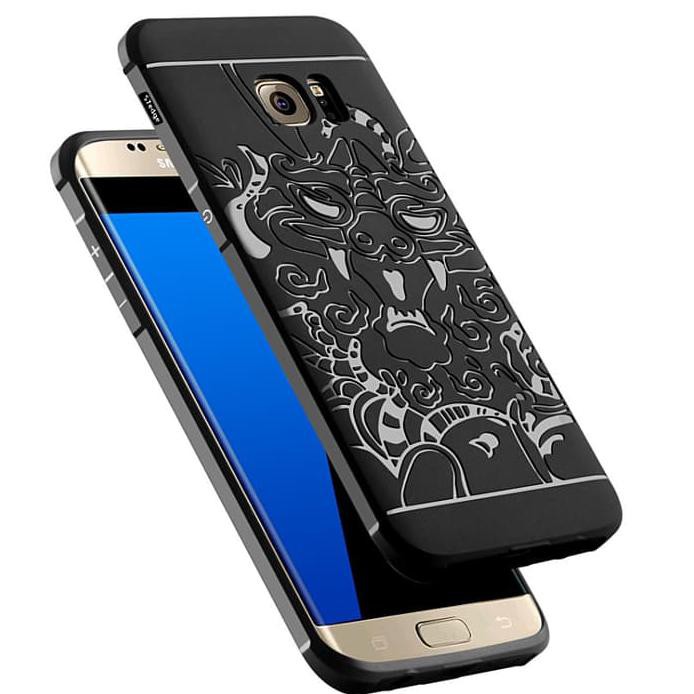 CHASING COCOSE CASE DRAGON SAMSUNG GALAXY S7 EDGE ORIGINAL TPU BACK CASE KODE SERI 741 BACA.3