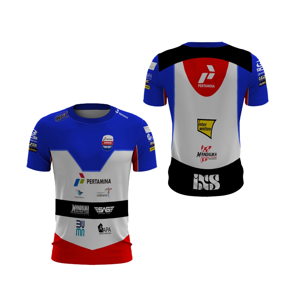 [Riashop] Kaos Mandalika Pria | Kaos Mandalika Moto GP | Kaos Mandalika Rancing Team
