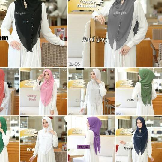 SRI Jilbab Hoodie Mantul ORIGINAL Bayza Hijab ✅