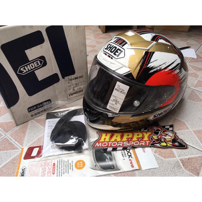 HELM FULLFACE SHOEI EUROPE VERSION DOT X14 MARQUEZ MOTEGI2 TC1 SZ L XL
