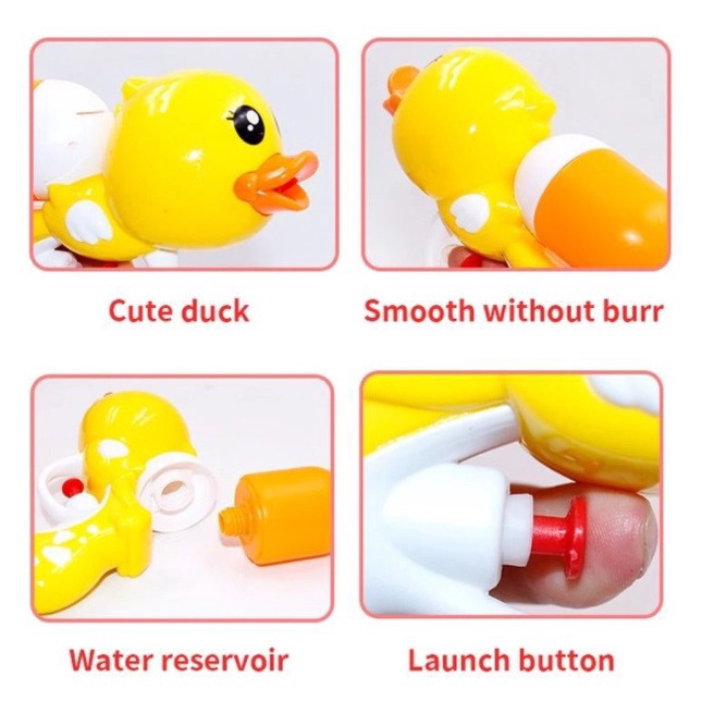 mainan mandi pistol air karakter bebek berenang play toys water gun duck tembakan murah