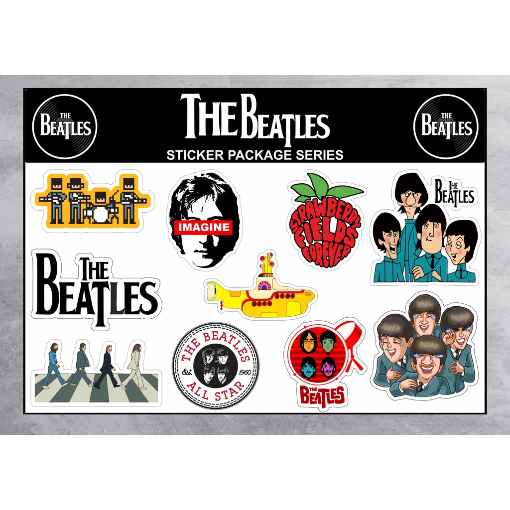 

STICKER PACK THE BEATLES - STICKER CASE HP, HELM, BAND, MUSIK, DISTRO, AESTHETIC, MOTOR, MOBIL, JDM
