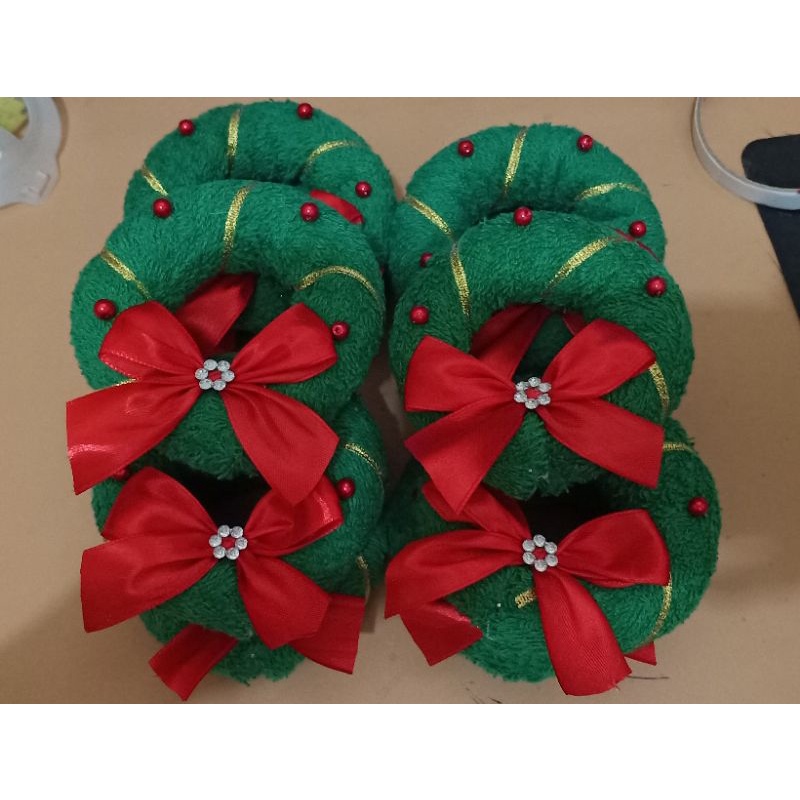 souvenir handuk natal packing plastik