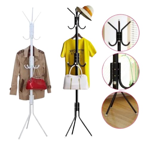 GSF G 4005 Gantungan Baju Stainless / Standing Hanger Stand Hanger Single - Gantungan Baju Pakaian Jas Jaket Topi