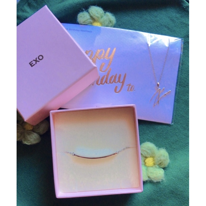 Kalung Gelang birthday Kai Chanyeol EXO Official SM