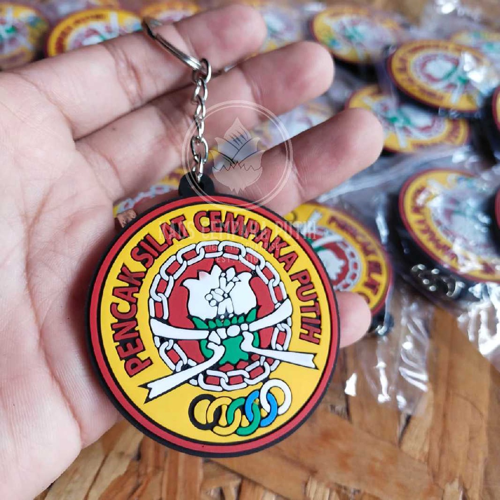 GANTUNGAN KUNCI KARET LOGO PSCP | LOGO TIMBUL | BISA COD