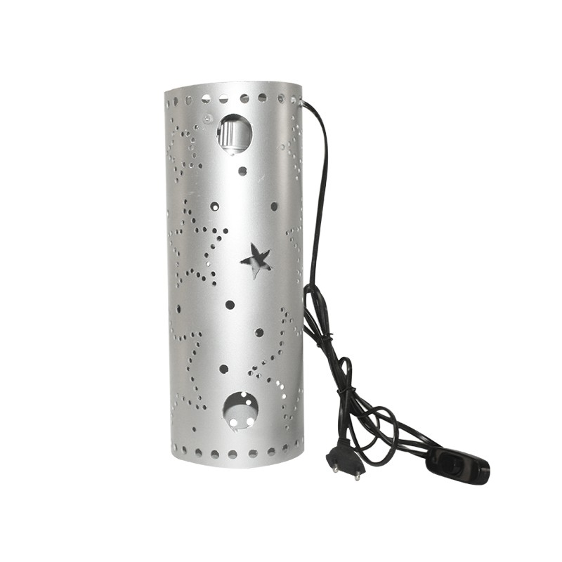 EELIC ELC-BINTANG SILVER LAMPU PIPA MOTIF LAMPU HIAS MEJA LAMPU HIAS DINDING MOTIF BINTANG