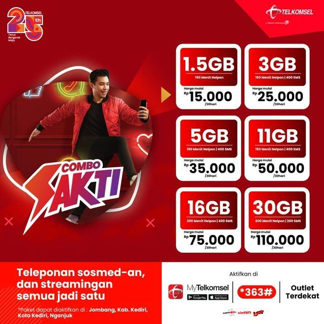 [PROMO] Paket Data COMBO SAKTI Telkomsel Simpati As Loop